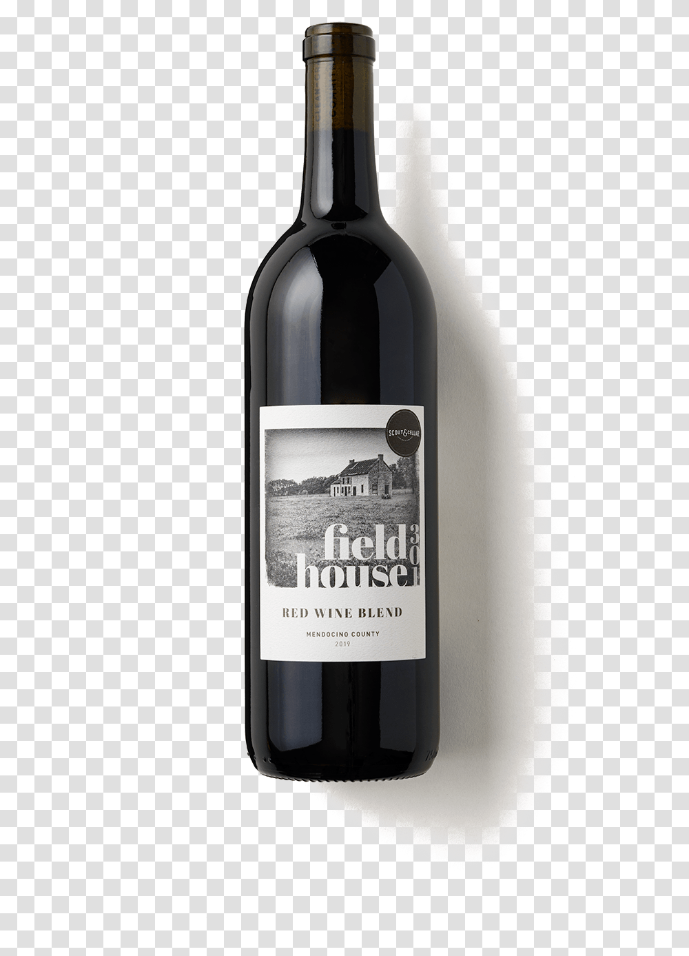 2019 Fieldhouse 301 Red Wine Blend Barware, Alcohol, Beverage, Drink, Bottle Transparent Png