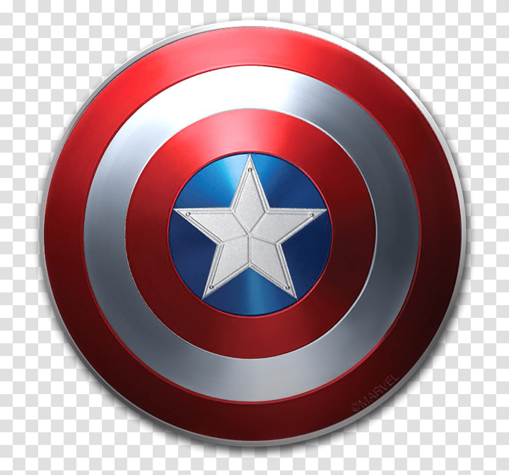 2019 Fiji 10 Gram Proof Silver Domed Captain America Captain America Shield, Armor Transparent Png