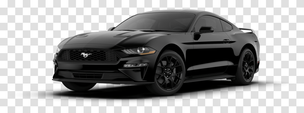 2019 Ford Mustang Black, Car, Vehicle, Transportation, Automobile Transparent Png