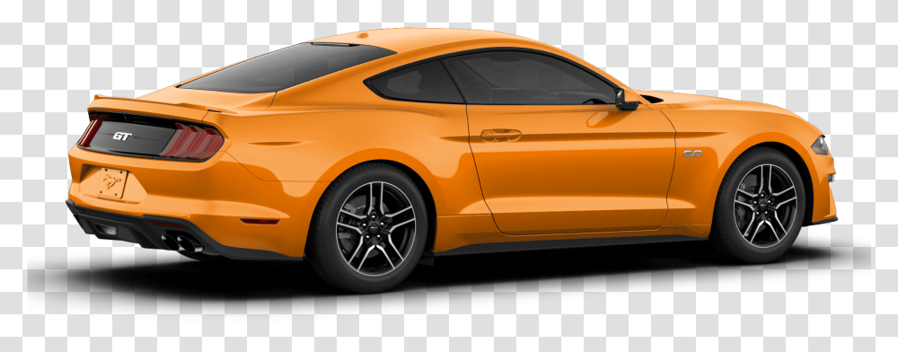 2019 Ford Mustang Gt Premium Orange Exterior Side View Mustang Gt 2019, Car, Vehicle, Transportation, Wheel Transparent Png