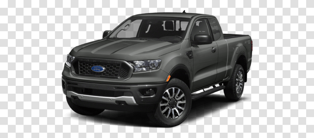 2019 Ford Ranger In Grey Ford Ranger Xlt 2020, Car, Vehicle, Transportation, Pickup Truck Transparent Png