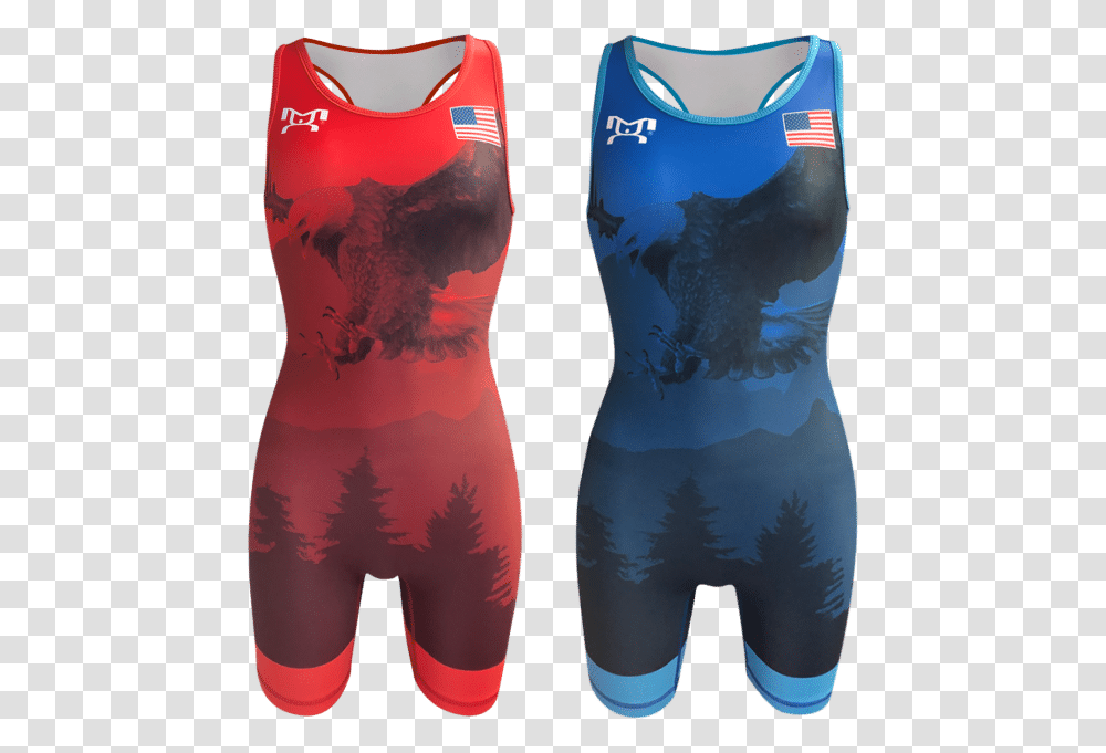 2019 Freestyle Soaring Eagle Singlet Womens Usa Gold Wrestling Singlet, Clothing, Apparel, Tank Top, Swimwear Transparent Png