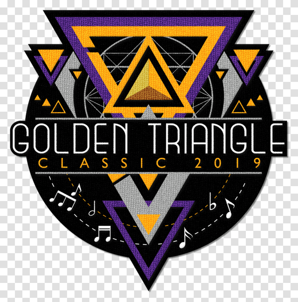 2019 Golden Triangle Classic Event Patch Graphic Design, Text, Poster, Advertisement, Symbol Transparent Png