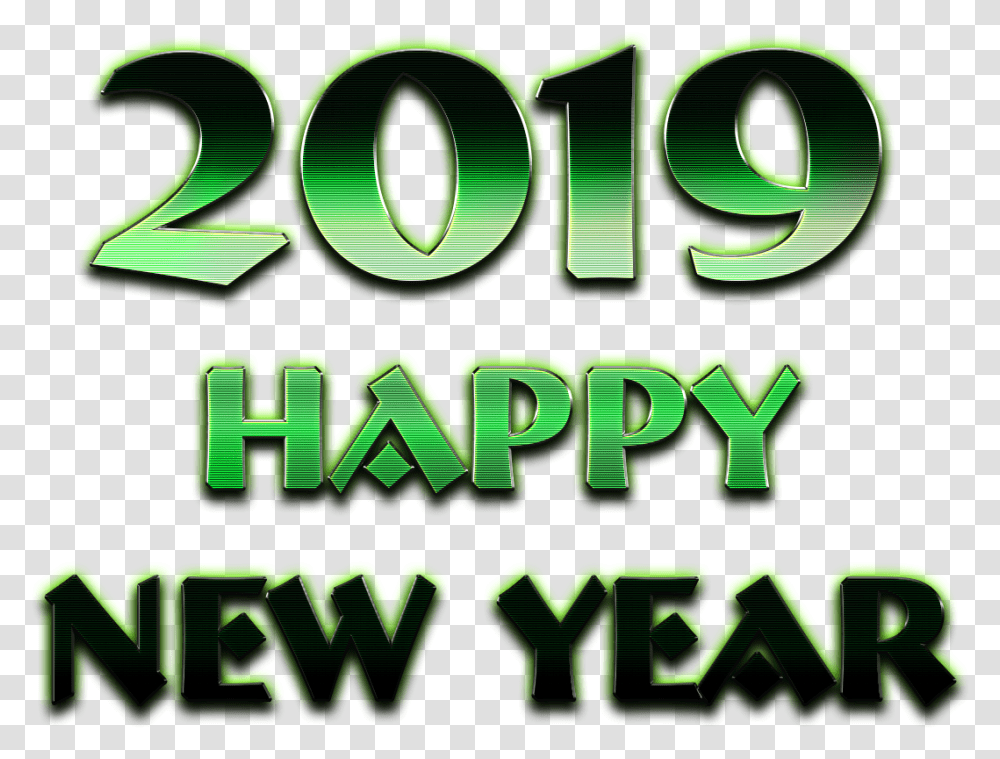 2019 Happy New Year Picture All Happy New Year 2019 Images, Text, Alphabet, Light, Bazaar Transparent Png