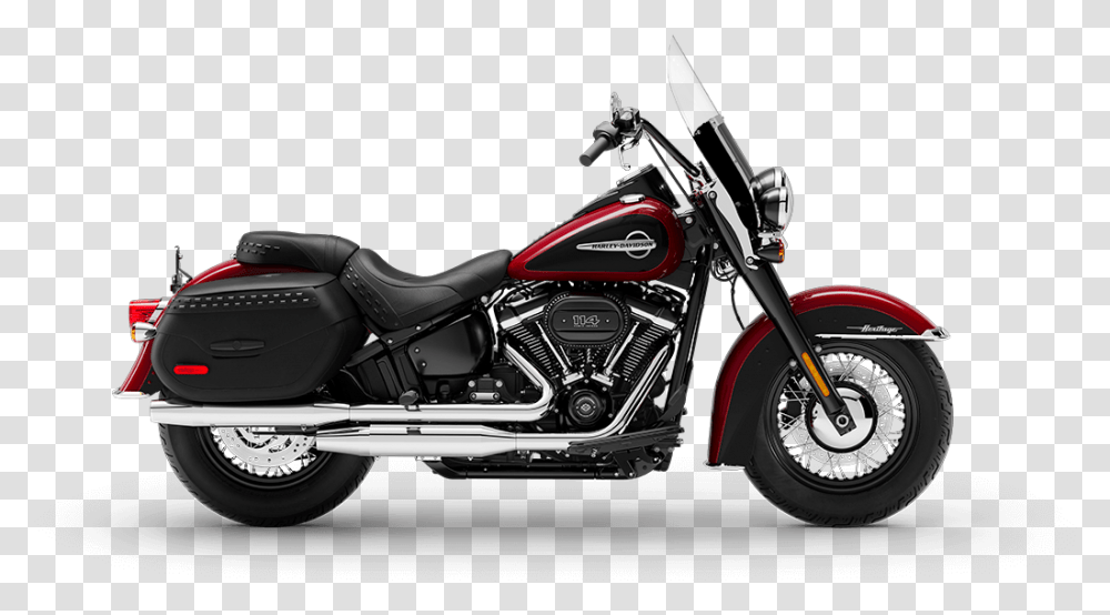 2019 Harley Davidson Heritage Softail, Motorcycle, Vehicle, Transportation, Machine Transparent Png