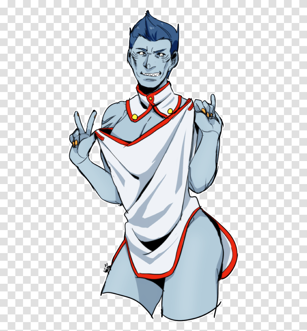 2019 Here But Still The Same Garbage Cartoon, Person, Performer, Cape Transparent Png