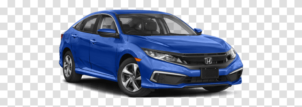 2019 Honda Civic Lx Blue, Car, Vehicle, Transportation, Tire Transparent Png