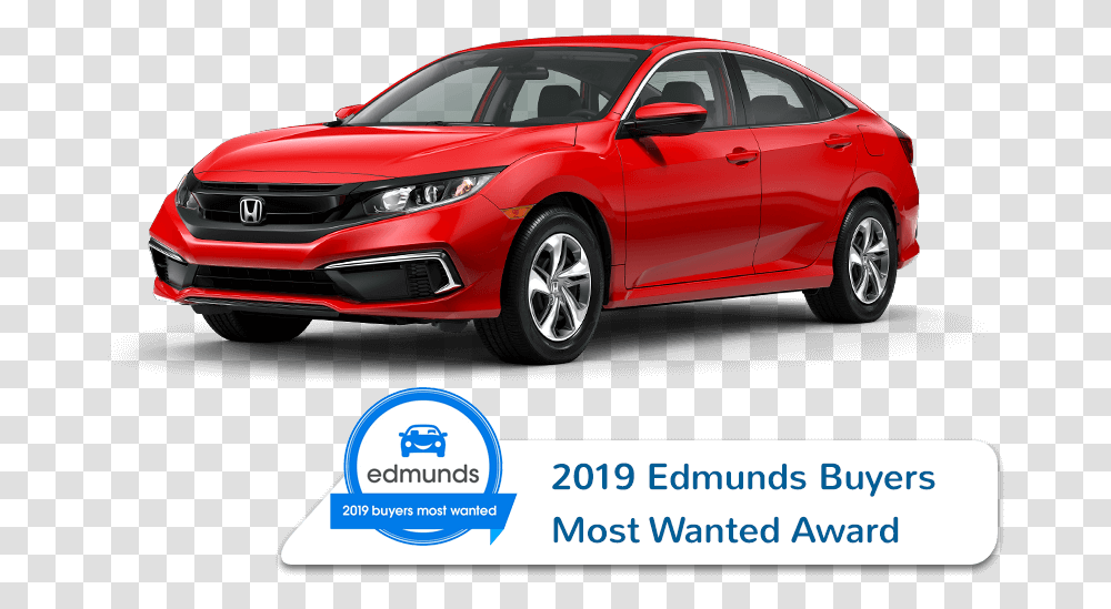 2019 Honda Civic Sedan Edmunds Award Image 2019 Civic Sedan 4 Door, Car, Vehicle, Transportation, Automobile Transparent Png