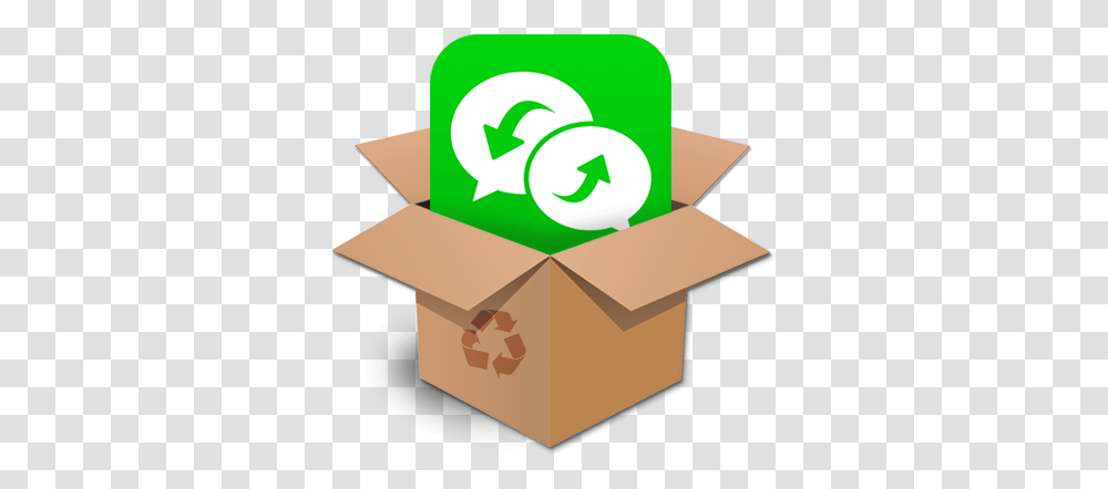 2019 How To Delete Wechat Contacts From Iphone Wechat, Box, Recycling Symbol, Carton, Cardboard Transparent Png
