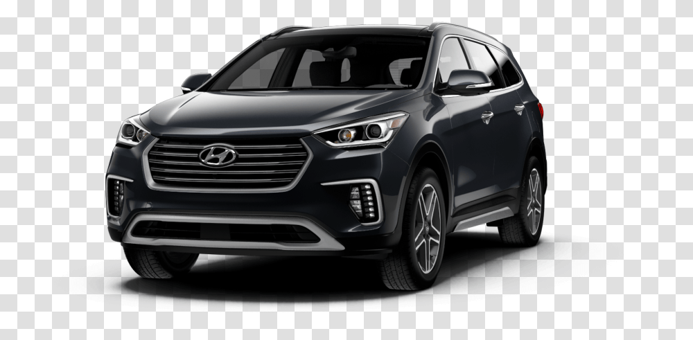 2019 Hyundai Santa Fe Xl Black, Car, Vehicle, Transportation, Automobile Transparent Png