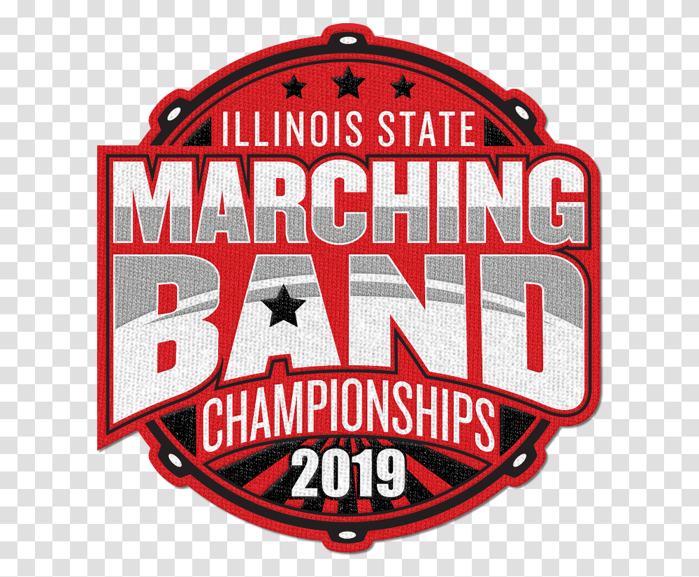 2019 Illinois State Marching Band Championships Patch Quiosque Chopp Brahma, Logo, Word Transparent Png