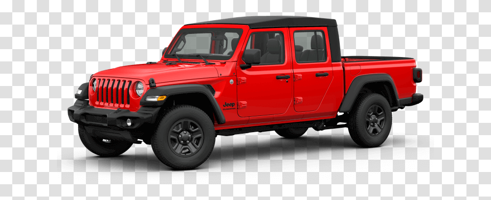 2019 Jeep Gladiator Sport Red Jeep Gladiator Rubicon, Wheel, Machine, Car, Vehicle Transparent Png