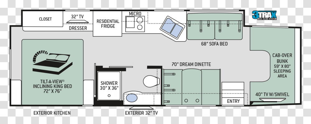 2019 Magnitude Sv34 Floor Plan 2021 Thor, Diagram, Label, Room Transparent Png
