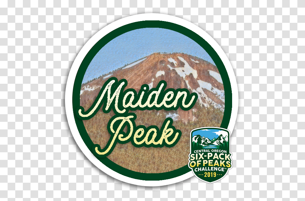 2019 Maiden Peak Label, Outdoors, Sticker, Vegetation Transparent Png