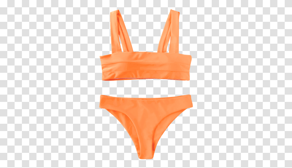 2019 Neon Green Top Sale Online Orange Bathing Suit Top, Clothing, Apparel, Bikini, Swimwear Transparent Png