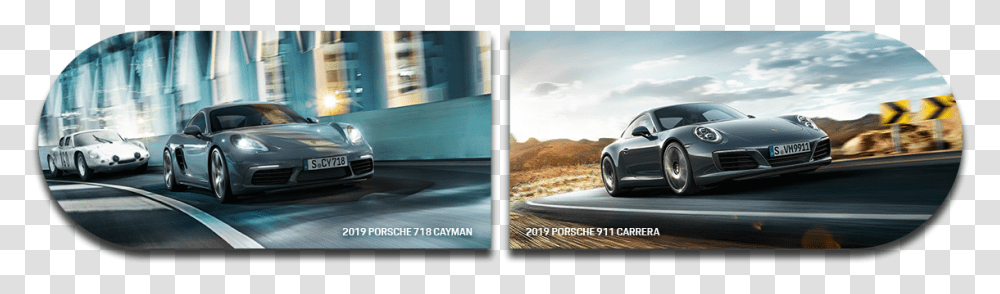 2019 Porsche 718 Cayman Side By Side With 2019 Porsche, Car, Vehicle, Transportation, Tire Transparent Png