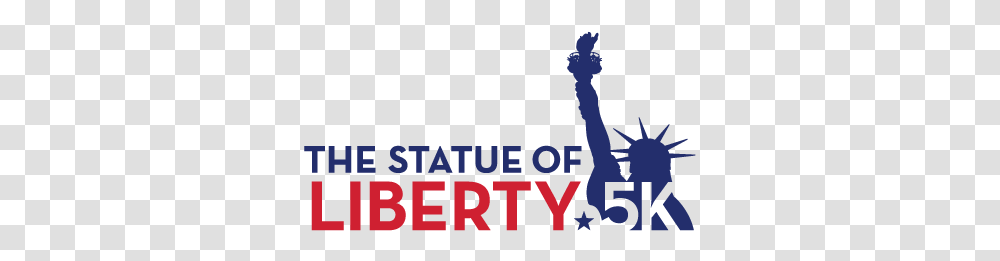 2019 Statue Of Liberty 5k Statue Of Liberty Silhouette, Text, Alphabet, Animal, Dinosaur Transparent Png