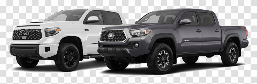 2019 Tacoma Vs Tundra, Bumper, Vehicle, Transportation, Pickup Truck Transparent Png