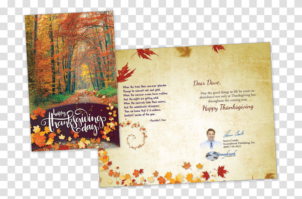 2019 Thanksgiving Card Style A, Envelope, Mail, Collage, Poster Transparent Png