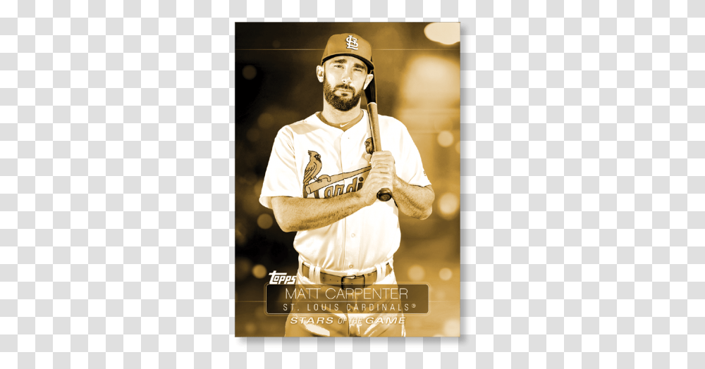 2019 Topps Series 1 Baseball Matt Carpenter Superstars Baseball Player, Person, Human, Athlete, Sport Transparent Png