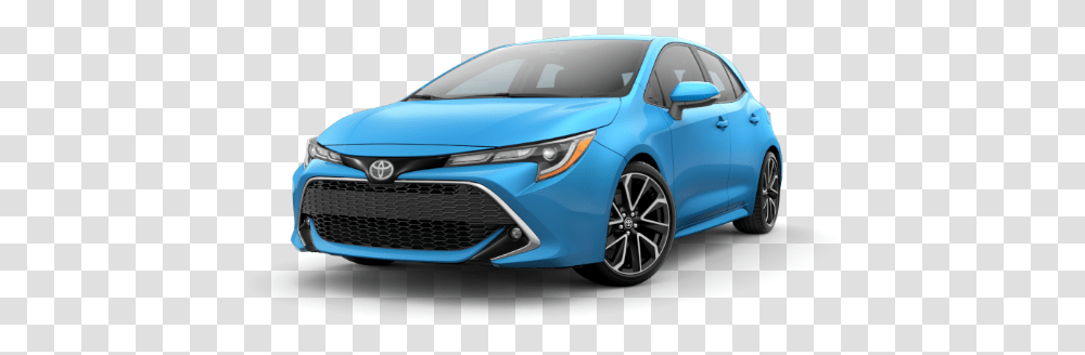 2019 Toyota Corolla Hatchback In Blue Flame Toyota Corolla Hatchback 2020, Sedan, Car, Vehicle, Transportation Transparent Png