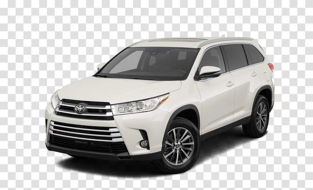 2019 Toyota Highlander 2019 Toyota Highlander Xle White, Car, Vehicle, Transportation, Automobile Transparent Png