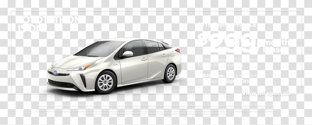 2019 Toyota Prius Le Prius 2020 Blanco Perla, Sedan, Car, Vehicle, Transportation Transparent Png