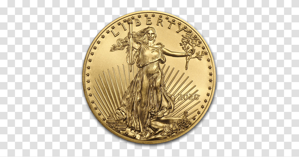 2020 1 Oz American Eagle 9167 Gold Bu Coin Lpm 1 Oz American Eagle Gold Coin 2005, Money, Person, Human Transparent Png