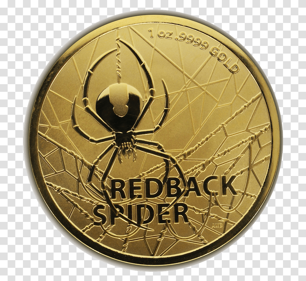 2020 1 Oz Australia's Most Dangerous Redback Spider 9999 Gold Coin Bu Coin, Trophy, Clock Tower, Architecture, Building Transparent Png