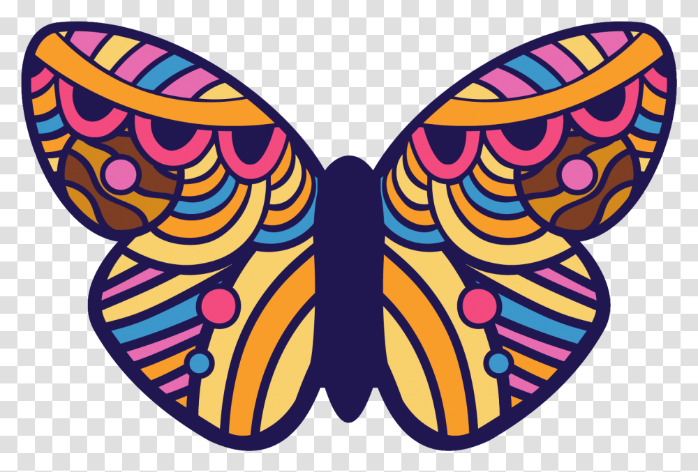 2020 Butterfly Decorative, Doodle, Drawing Transparent Png