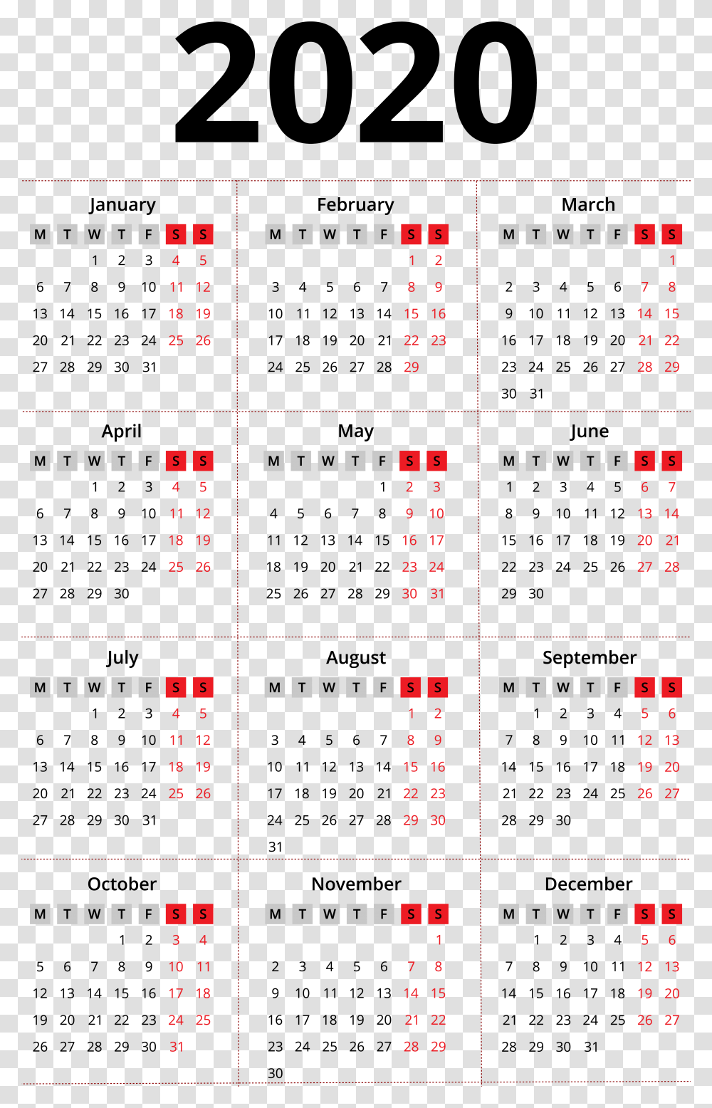 2020 Calendar Background 2020 Calendar With Arabic, Scoreboard, Menu Transparent Png