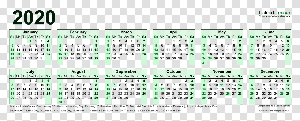 2020 Calendar Resolution 2020 Calendar Background, Scoreboard Transparent Png