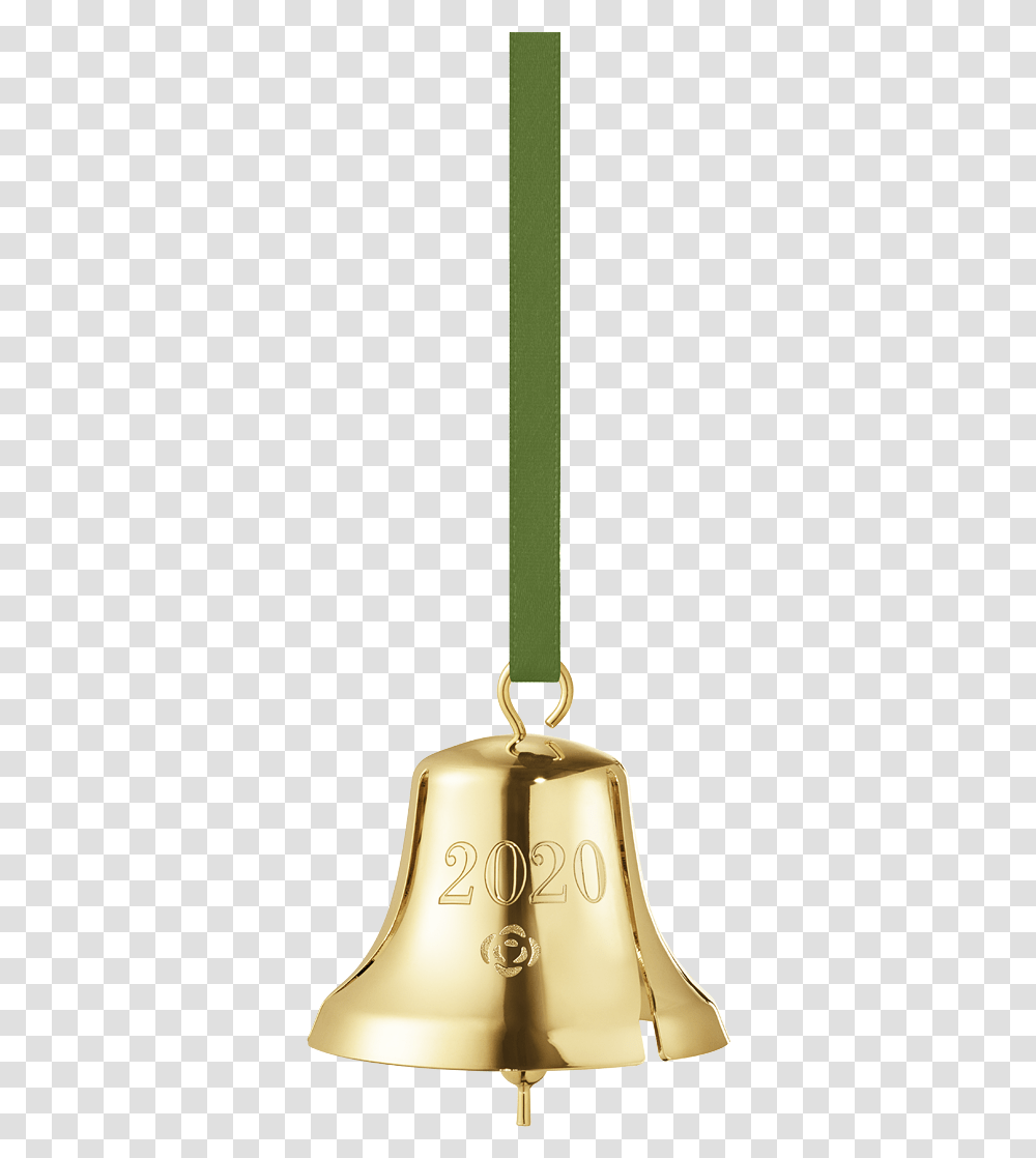 2020 Christmas Bell Georg Jensen Juleklokke 2019, Lamp, Gold, Crystal Transparent Png