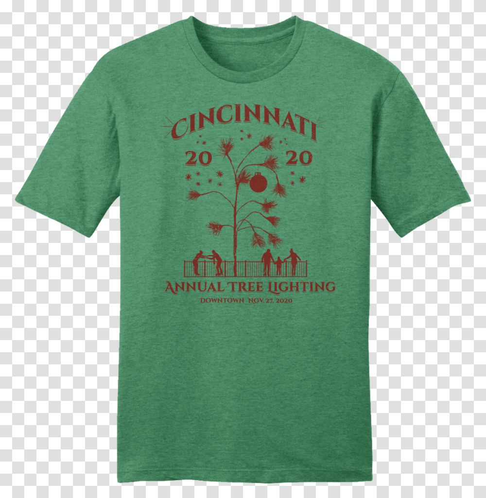 2020 Cincinnati Annual Tree Lighting Ron Swanson Quotes T Shirt, Clothing, Apparel, T-Shirt, Sleeve Transparent Png