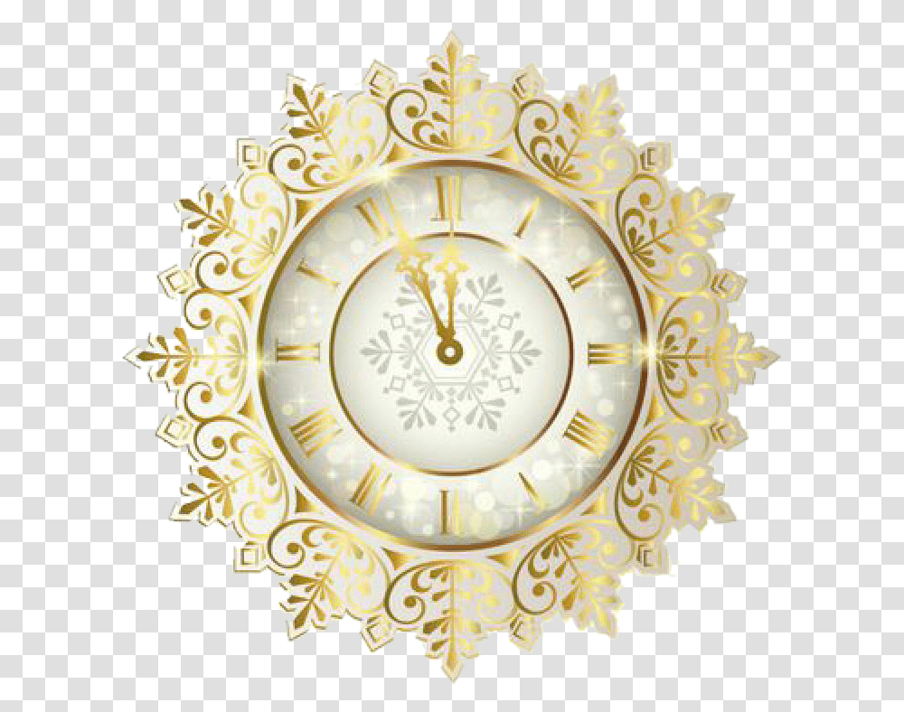 2020 Countdown A Gold Clock Sticker By Aline New Year Watch, Wall Clock, Analog Clock, Chandelier, Lamp Transparent Png