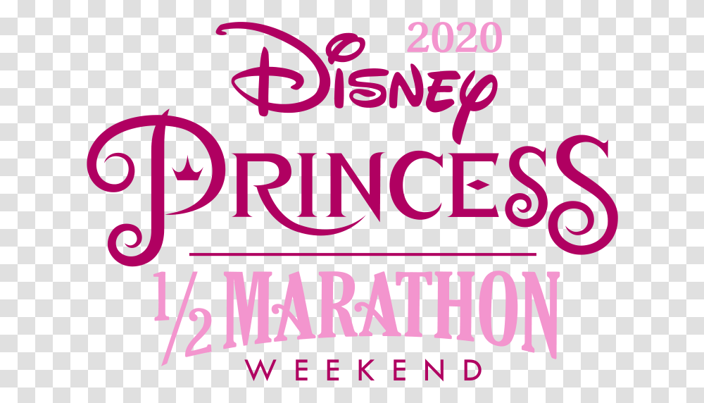 2020 Disney Princess Half Marathon Weekend, Alphabet, Word, Bazaar Transparent Png