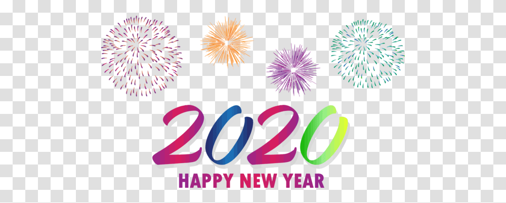 2020 Fireworks Text Day For Happy Happy New Year 2020 Fireworks, Nature, Outdoors, Graphics, Art Transparent Png