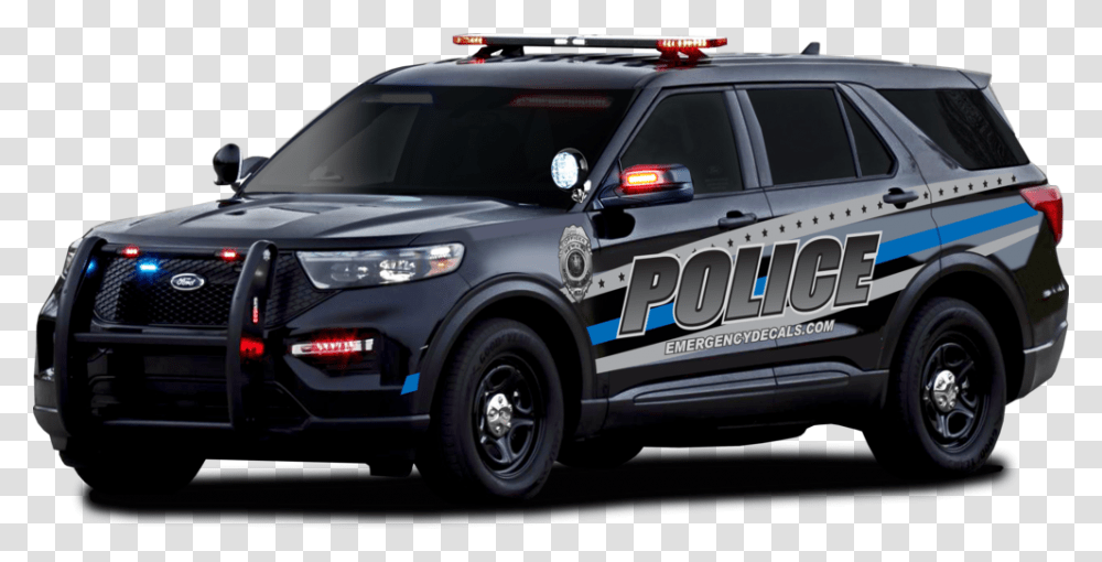 2020 Ford Utility Tblkit Police Thin Blue Line Car, Vehicle, Transportation, Automobile, Police Car Transparent Png