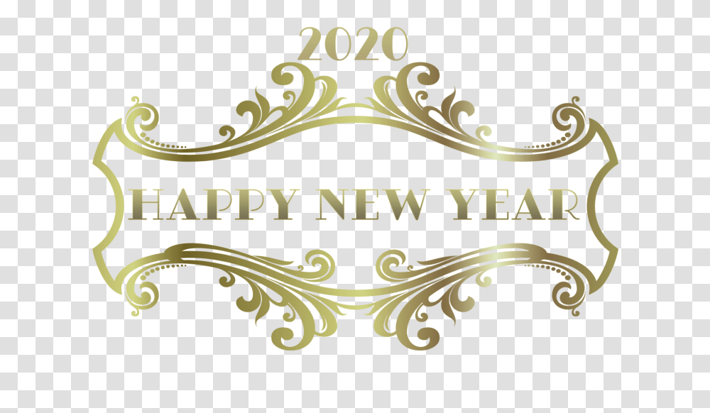 2020 Happy New Year Gold Gradient Free Stock Photo Public, Text, Calligraphy, Handwriting, Symbol Transparent Png