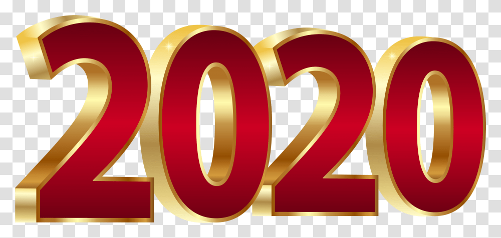 2020 Happy New Year Image Graphics, Number, Tape Transparent Png