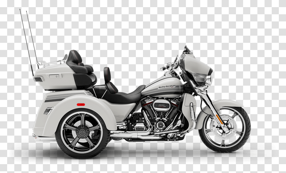2020 Harley Davidson Trike, Motorcycle, Vehicle, Transportation, Machine Transparent Png