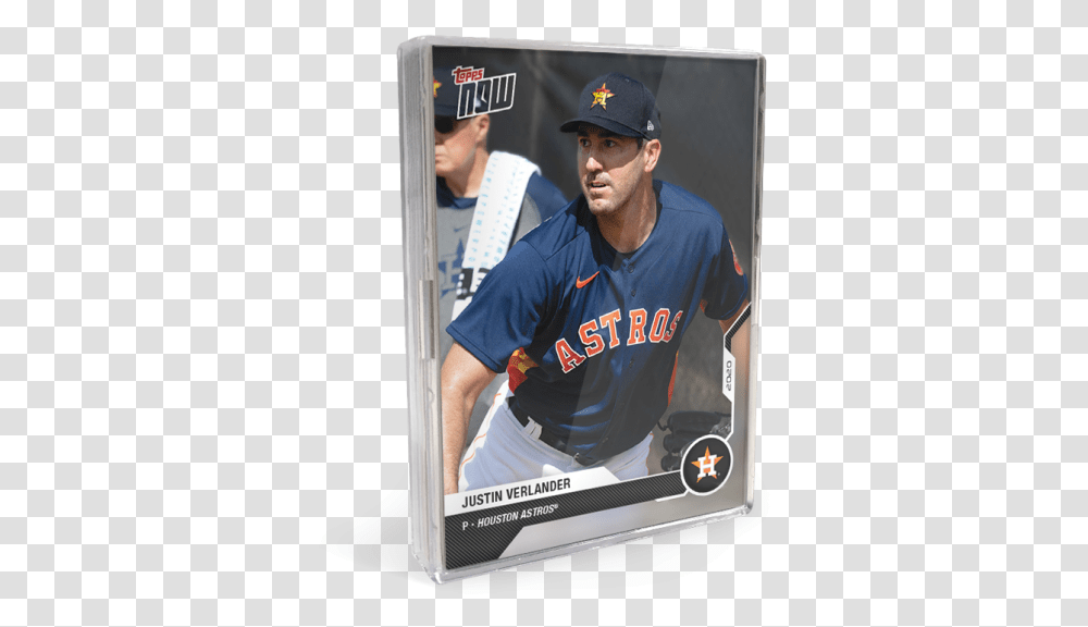2020 Houston Astros Topps Now Road To College Baseball, Clothing, People, Person, Athlete Transparent Png