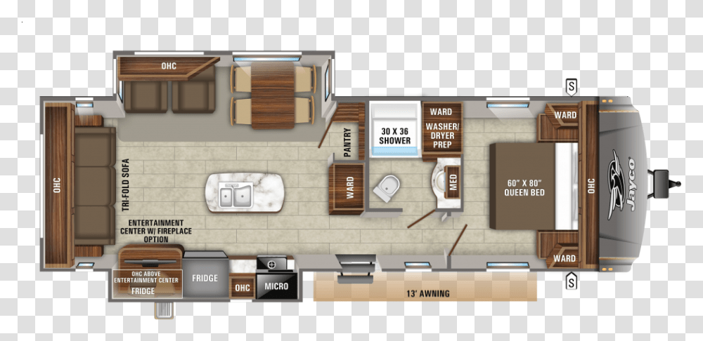 2020 Jayco Eagle Ht, Floor Plan, Diagram, Plot Transparent Png