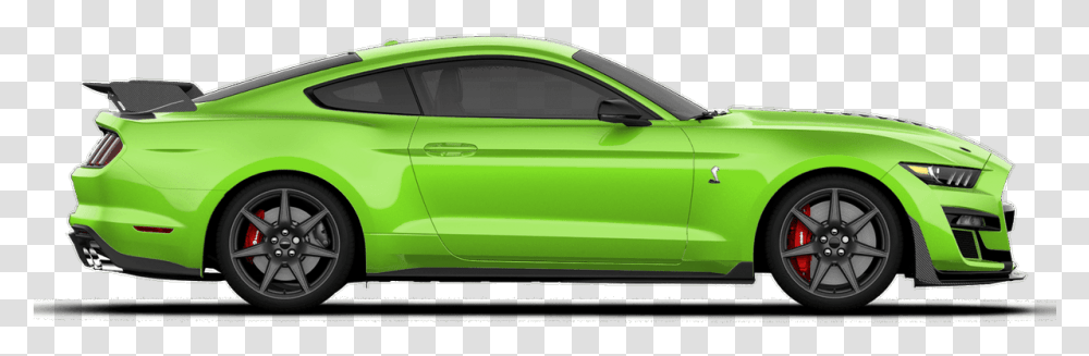 2020 Lime Green Mustang, Car, Vehicle, Transportation, Automobile Transparent Png