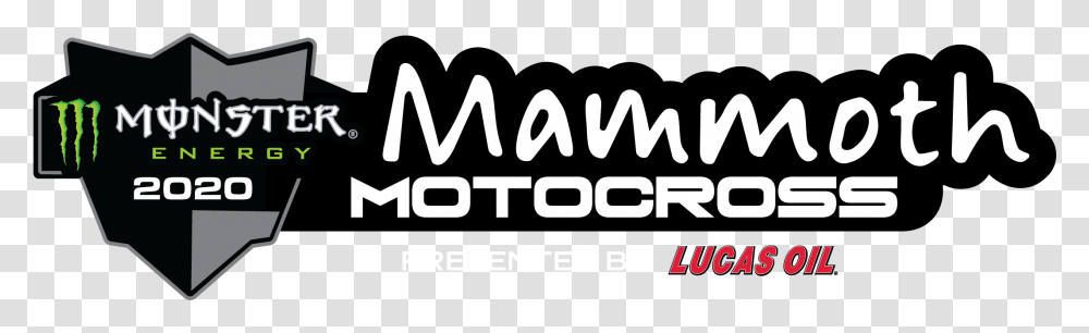 2020 Monster Energy Mammoth Motocross Presented By Road To Mammoth 2019, Label, Alphabet, Word Transparent Png