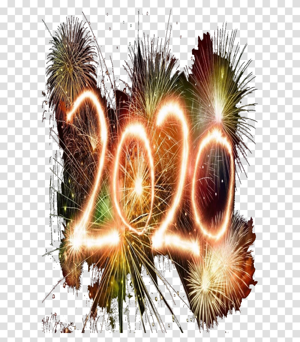2020, Nature, Outdoors, Night, Fireworks Transparent Png