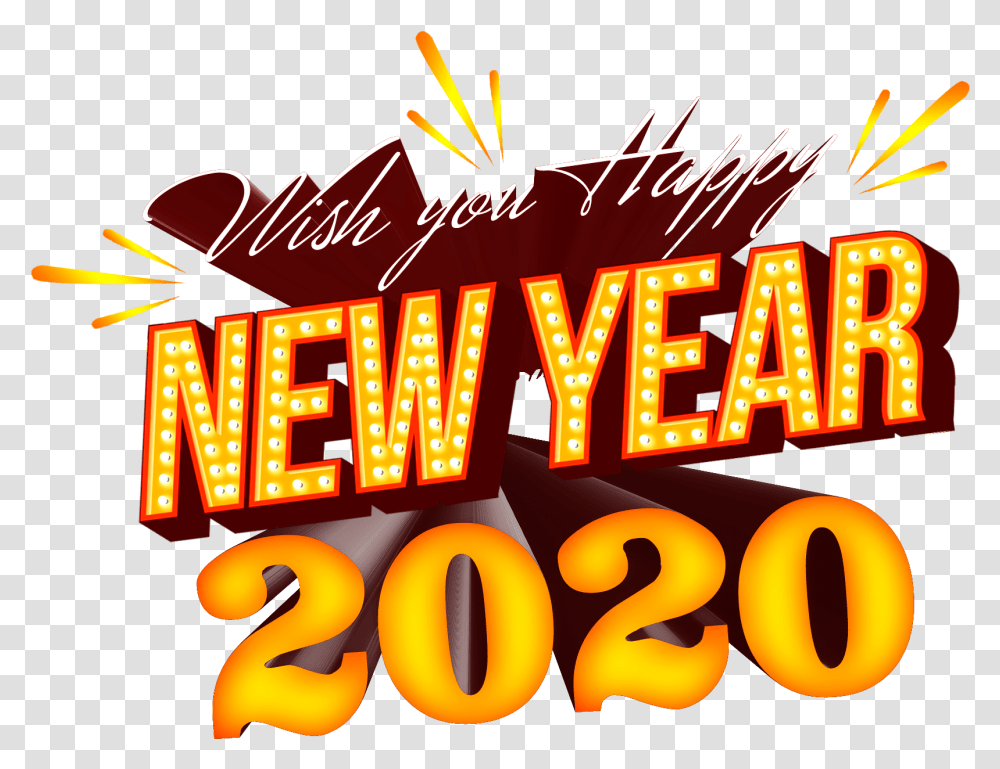 2020 New Year Hd Logo Naveengfx Graphic Design, Text, Alphabet, Diwali, Number Transparent Png