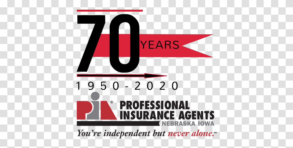 2020 Pianeia 70yearslogo Professional Insurance Agents, Plot, Arrow Transparent Png