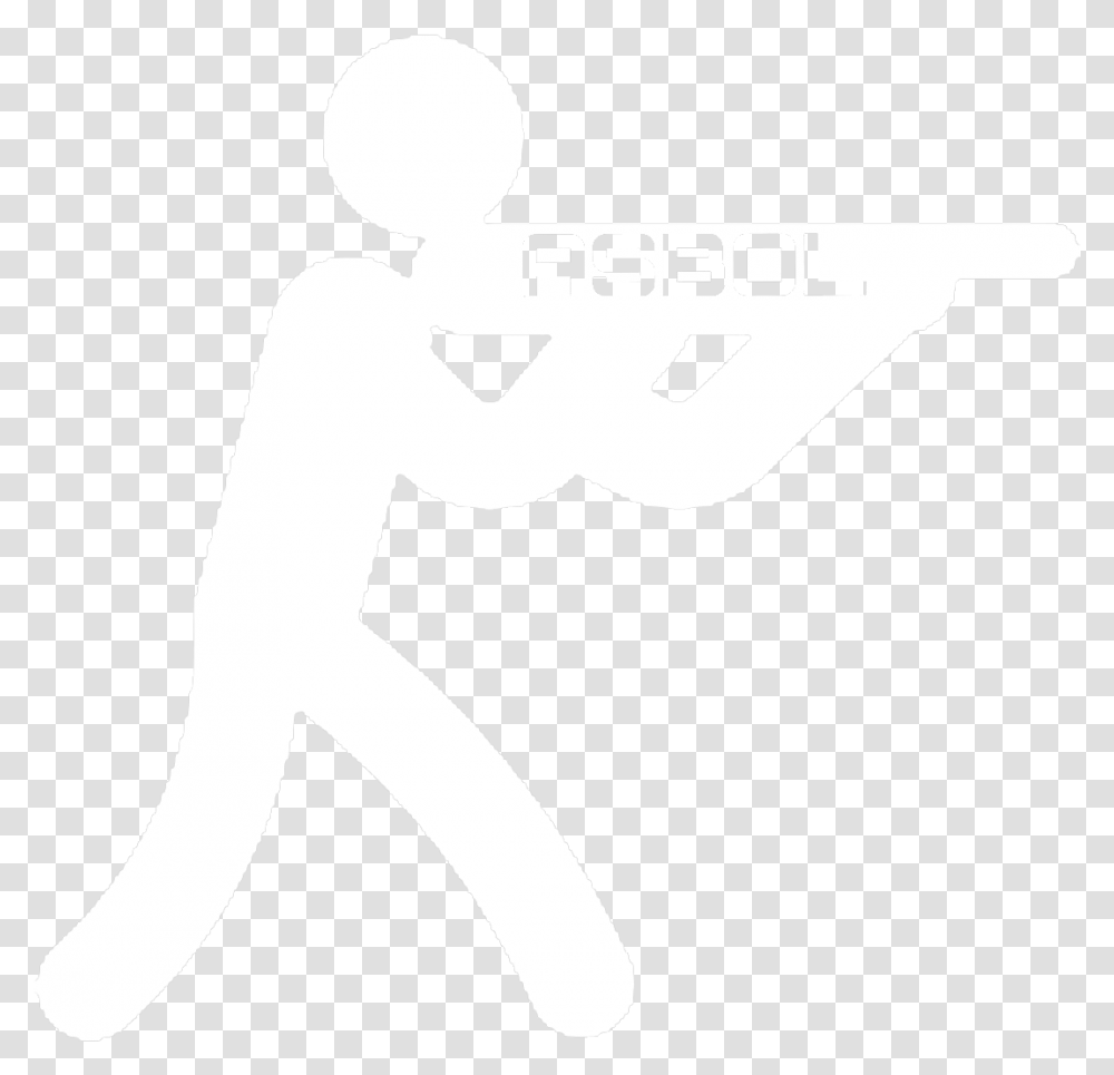 2020 Predator League Firearms, Person, Stencil, Silhouette, Kneeling Transparent Png