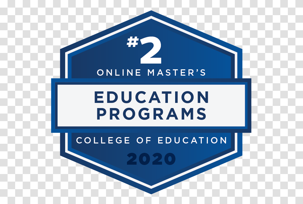 2020 Rankings Online Masters Education Programs Sign, Label, Number Transparent Png